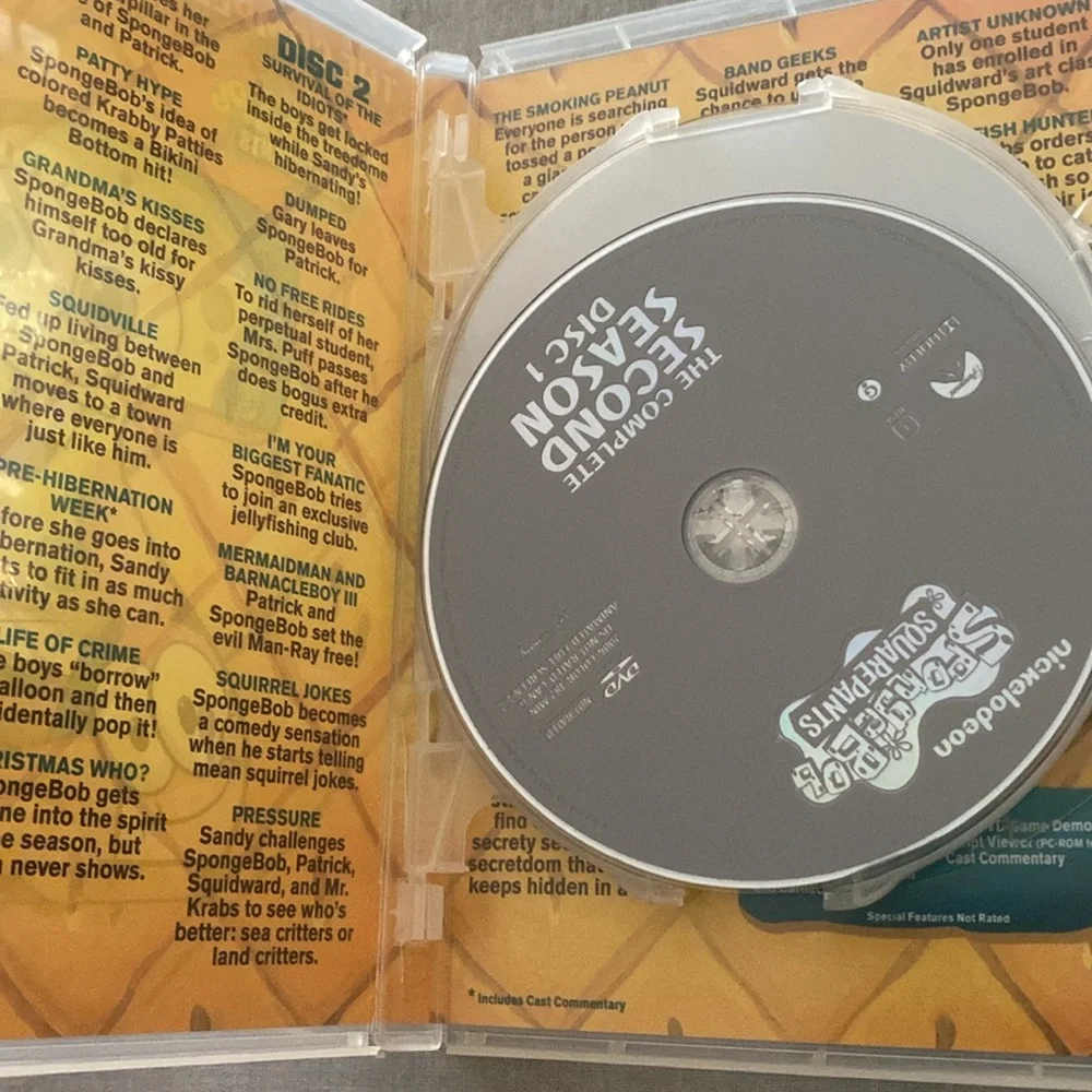 SpongeBob “The Complete Second Season” DVD - Picture 2 of 3